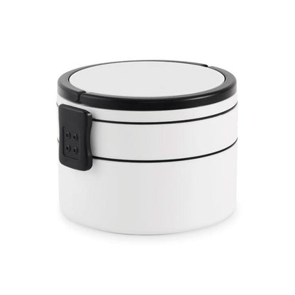 White - Front - MidOcean Ensala Polypropylene Two Tier 950ml Lunch Box
