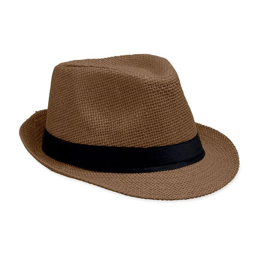 Brown - Front - MidOcean Boowie Sun Hat