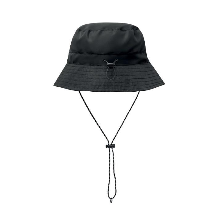 Black - Back - MidOcean Lanin Water Repellent Bucket Hat