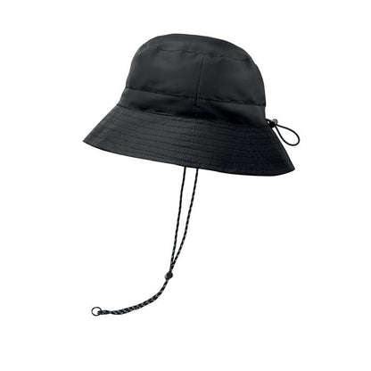 Black - Side - MidOcean Lanin Water Repellent Bucket Hat