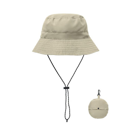 Khaki Brown - Front - MidOcean Lanin Water Repellent Bucket Hat