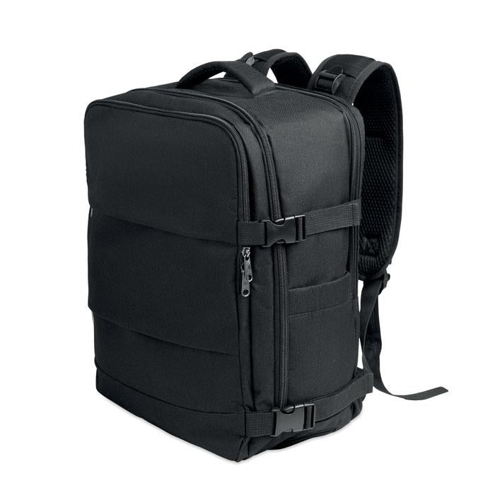 Black - Back - MidOcean Flyhigh RPET Backpack