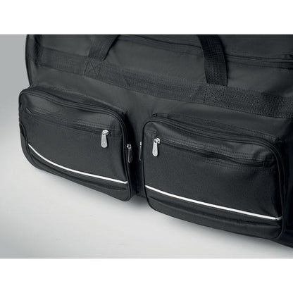 Black - Close up - MidOcean Itfits RPET Duffle Bag