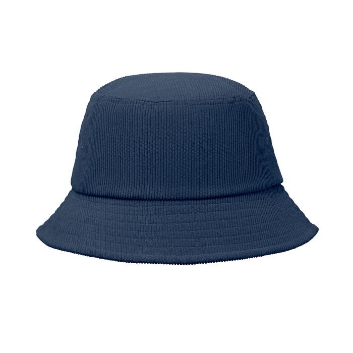 Blue - Front - MidOcean Scoop Plain Corduroy Bucket Hat