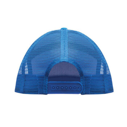 Royal Blue - Side - MidOcean Bead Flat Peak Trucker Cap