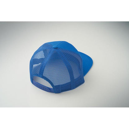 Royal Blue - Pack Shot - MidOcean Bead Flat Peak Trucker Cap