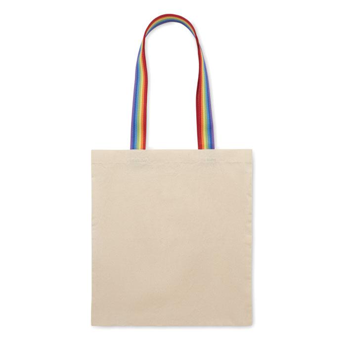 Multicoloured-Beige - Back - MidOcean Aurora Cotton Tote Bag