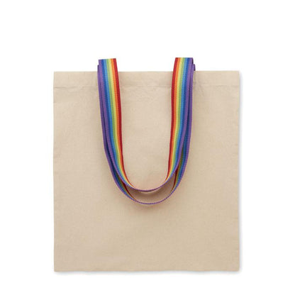 Multicoloured-Beige - Front - MidOcean Aurora Cotton Tote Bag