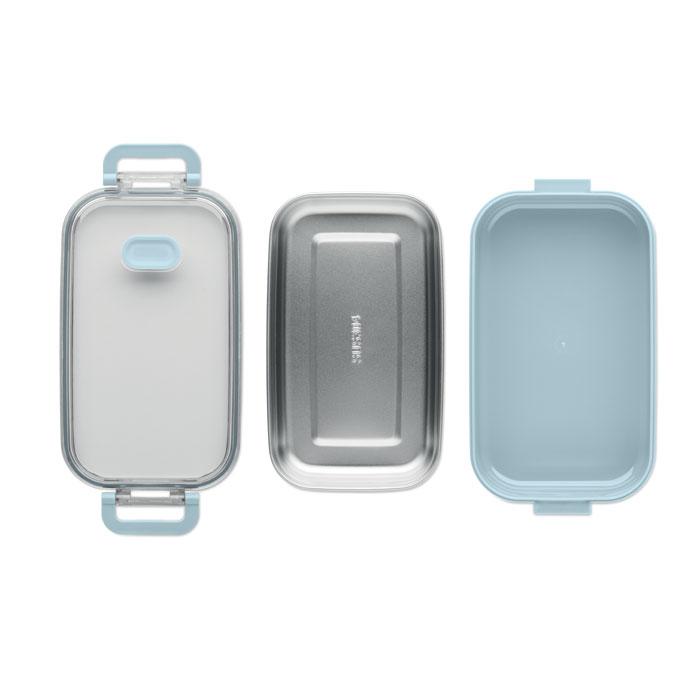 Baby Blue - Side - MidOcean Hoagie Polypropylene Lunch Box