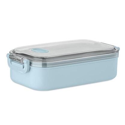 Baby Blue - Front - MidOcean Hoagie Polypropylene Lunch Box