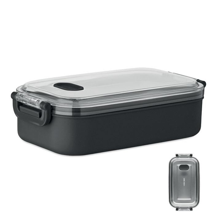 Black - Front - MidOcean Hoagie Polypropylene Lunch Box