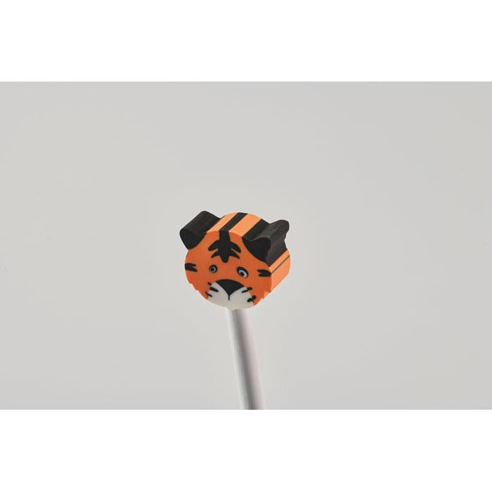 White - Pack Shot - MidOcean Circo Tiger Wooden Pencil