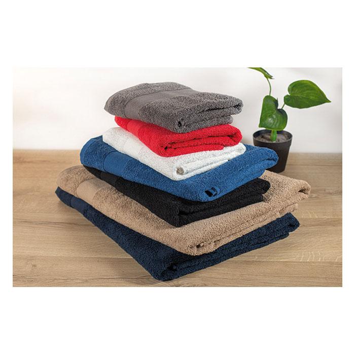 Black - Lifestyle - MidOcean Terry Organic Cotton Towel