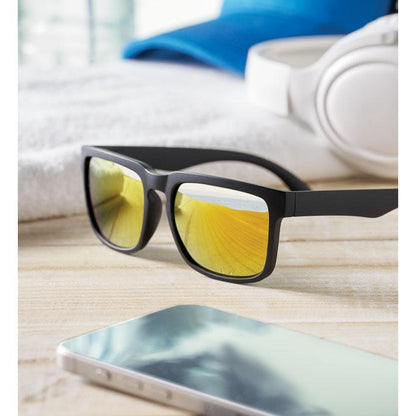 Orange - Pack Shot - MidOcean Crete Mirrored Glass Sunglasses