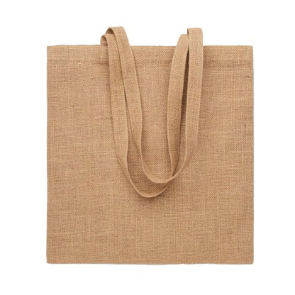 Front - MidOcean Zolang Jute Long Handle Shopper Bag
