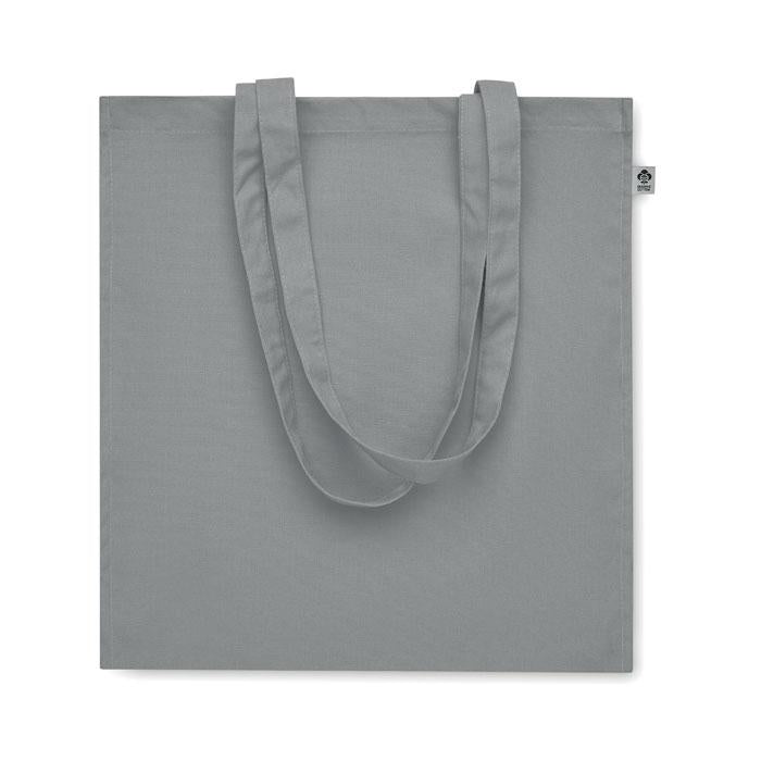 Grey - Back - MidOcean Bente Organic Cotton Shopper Bag