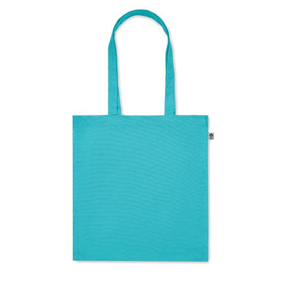Turquoise - Back - MidOcean Bente Organic Cotton Shopper Bag