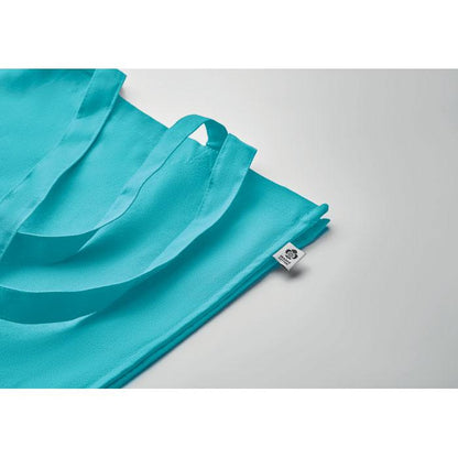 Turquoise - Lifestyle - MidOcean Bente Organic Cotton Shopper Bag