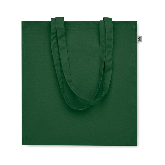 Dark Green - Side - MidOcean Bente Organic Cotton Shopper Bag