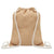 Front - MidOcean Fukuro Jute Drawstring Bag