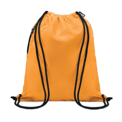 Orange - Front - MidOcean Night Large RPET Drawstring Bag