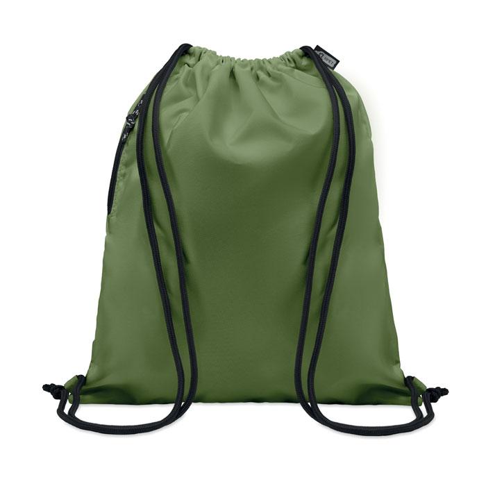 Army Green - Front - MidOcean Night Large RPET Drawstring Bag