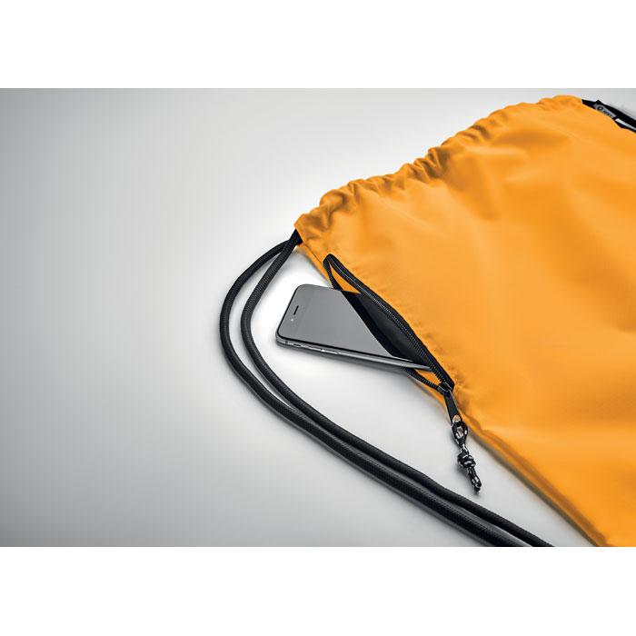 Orange - Pack Shot - MidOcean Night Large RPET Drawstring Bag