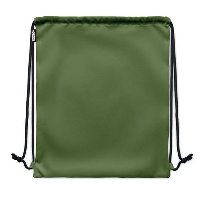 Army Green - Side - MidOcean Night Large RPET Drawstring Bag