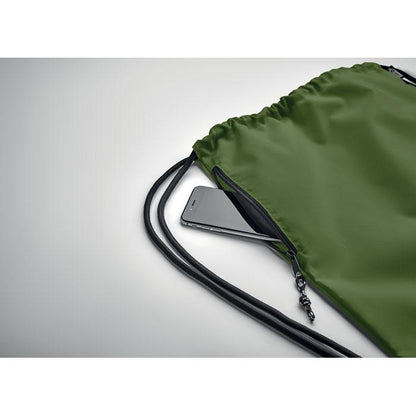 Army Green - Pack Shot - MidOcean Night Large RPET Drawstring Bag