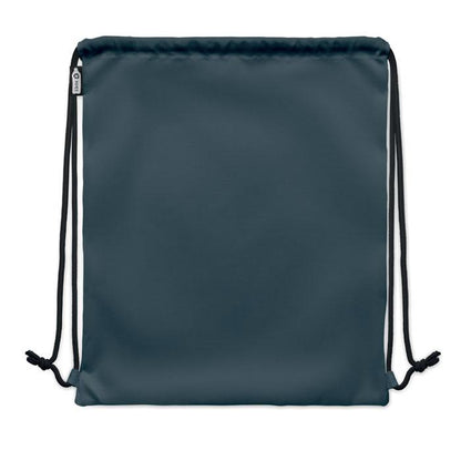 French Navy - Side - MidOcean Night Large RPET Drawstring Bag