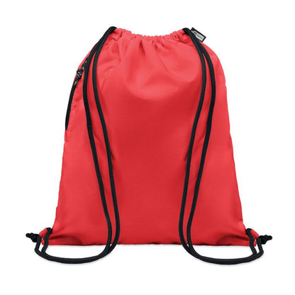 Red - Front - MidOcean Night Large RPET Drawstring Bag