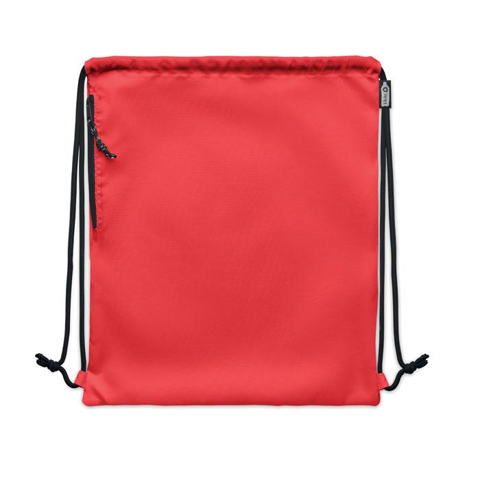 Red - Back - MidOcean Night Large RPET Drawstring Bag