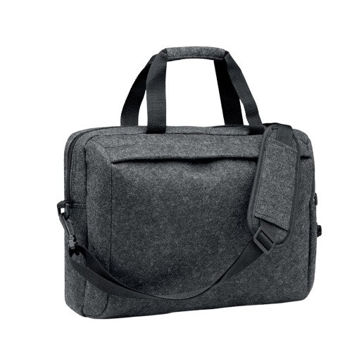 Front - MidOcean Plana RPET Felt Laptop Bag
