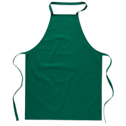 Green - Front - MidOcean Kitab Cotton Kitchen Apron