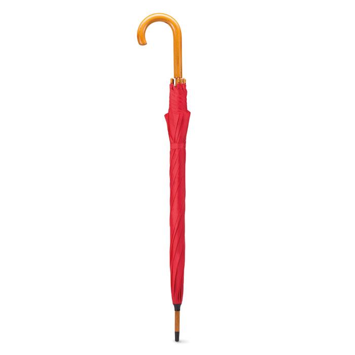 Red - Side - MidOcean Cumuli Stick Umbrella