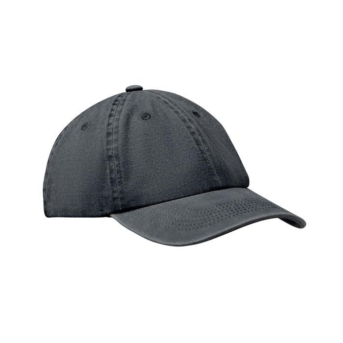 Black - Front - MidOcean Unisex Adult Beau 6 Panel Baseball Cap