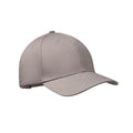 Grey - Front - MidOcean Bahamas Cotton 6 Panel Baseball Cap