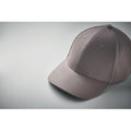 Grey - Side - MidOcean Bahamas Cotton 6 Panel Baseball Cap