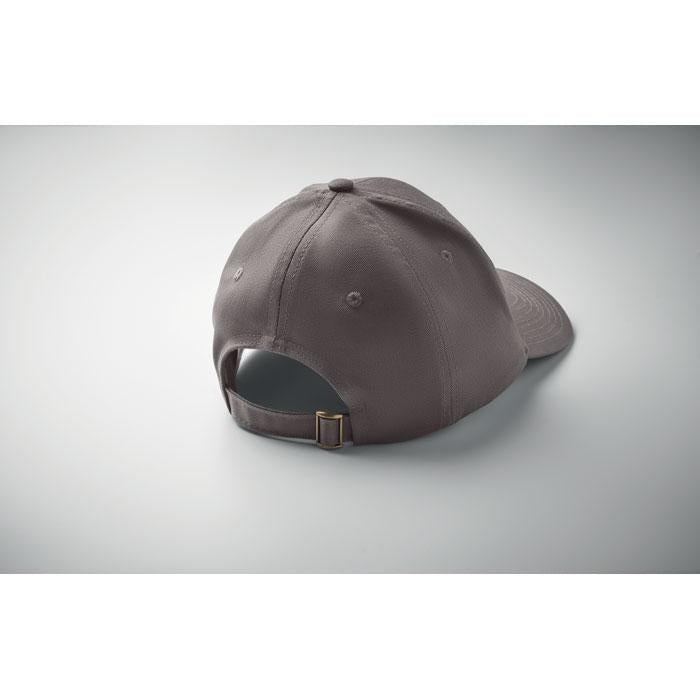 Grey - Pack Shot - MidOcean Bahamas Cotton 6 Panel Baseball Cap