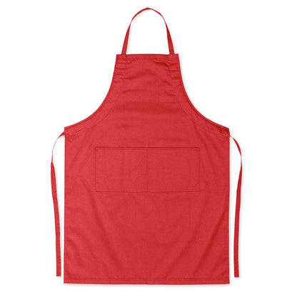Red - Front - MidOcean Fitted Kitab Adjustable Apron