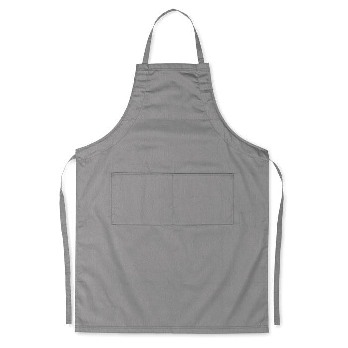 Grey - Front - MidOcean Fitted Kitab Adjustable Apron