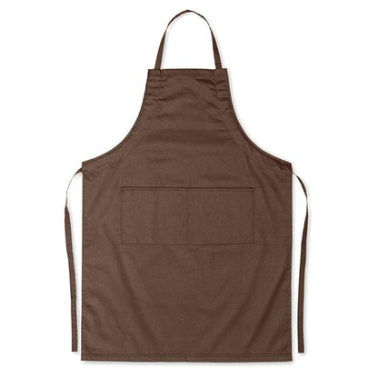 Chocolate - Front - MidOcean Fitted Kitab Adjustable Apron