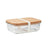Front - MidOcean Canoa Borosilicate Glass Lunch Box