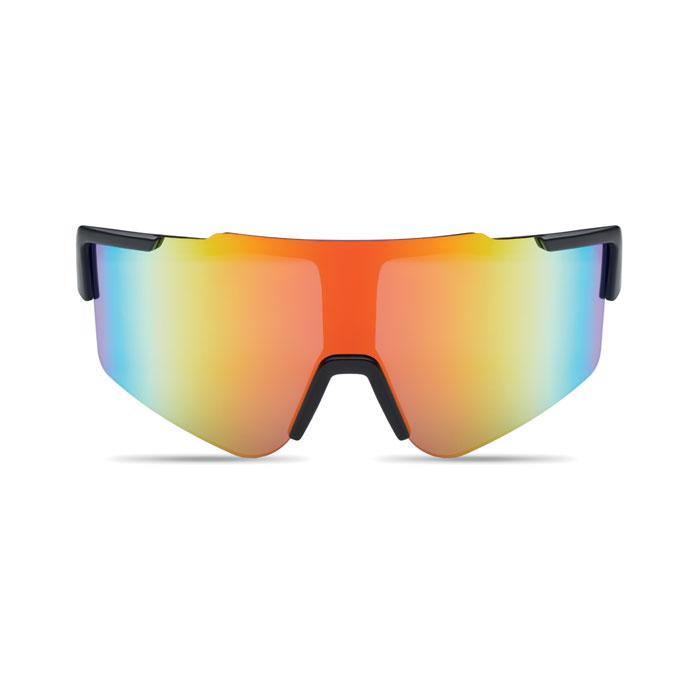 Multicoloured - Pack Shot - MidOcean Shine Mirrored Sport Sunglasses