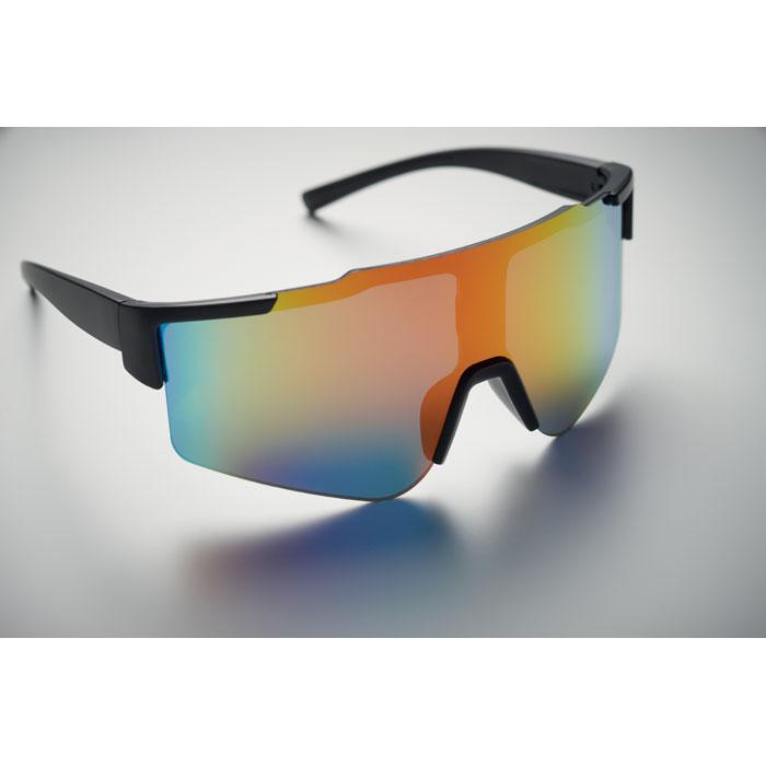 Multicoloured - Close up - MidOcean Shine Mirrored Sport Sunglasses