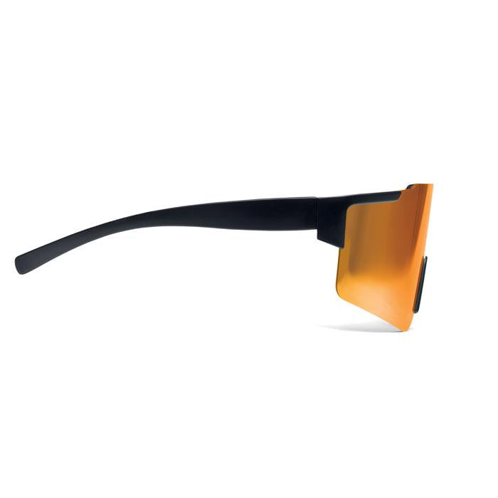 Orange - Side - MidOcean Shine Mirrored Sport Sunglasses