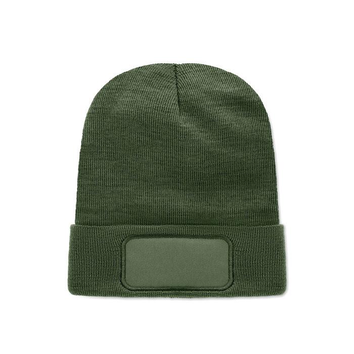 Dark Green - Front - MidOcean Unisex Adult Capnit RPET Beanie