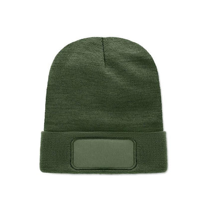 Dark Green - Front - MidOcean Unisex Adult Capnit RPET Beanie