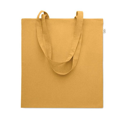 Ochre - Front - MidOcean Viveka Recycled Cotton Tote Bag