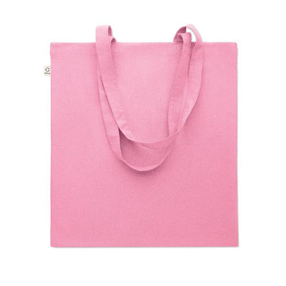 Baby Pink - Back - MidOcean Viveka Recycled Cotton Tote Bag